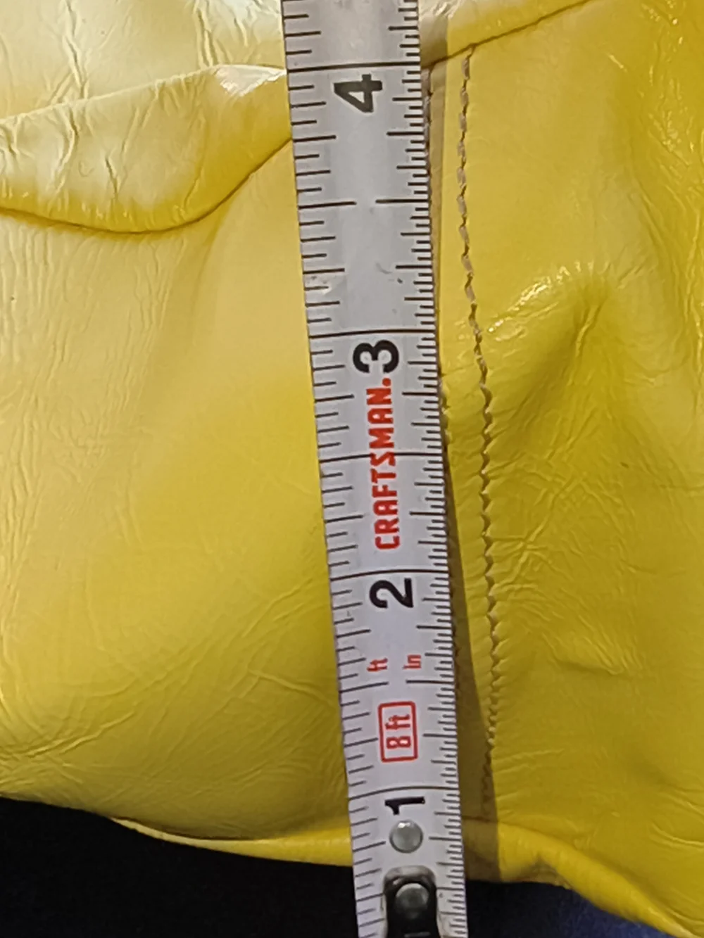 Coach Lemon Yellow Leather Tote with Front Logo Panel - Picture 9 of 9